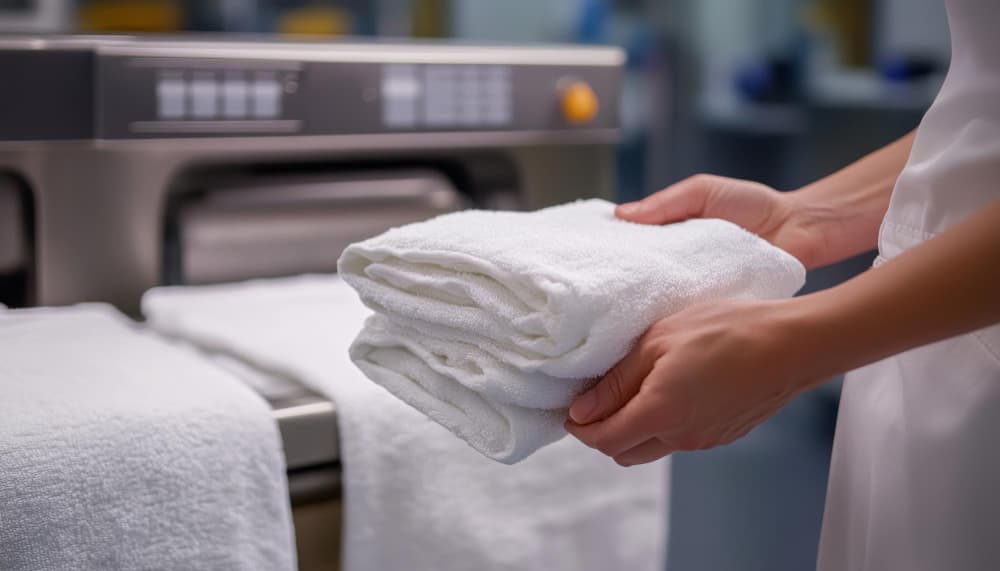 Lavagem de toalhas de banho para clínicas e hotéis: como escolher a empresa ideal