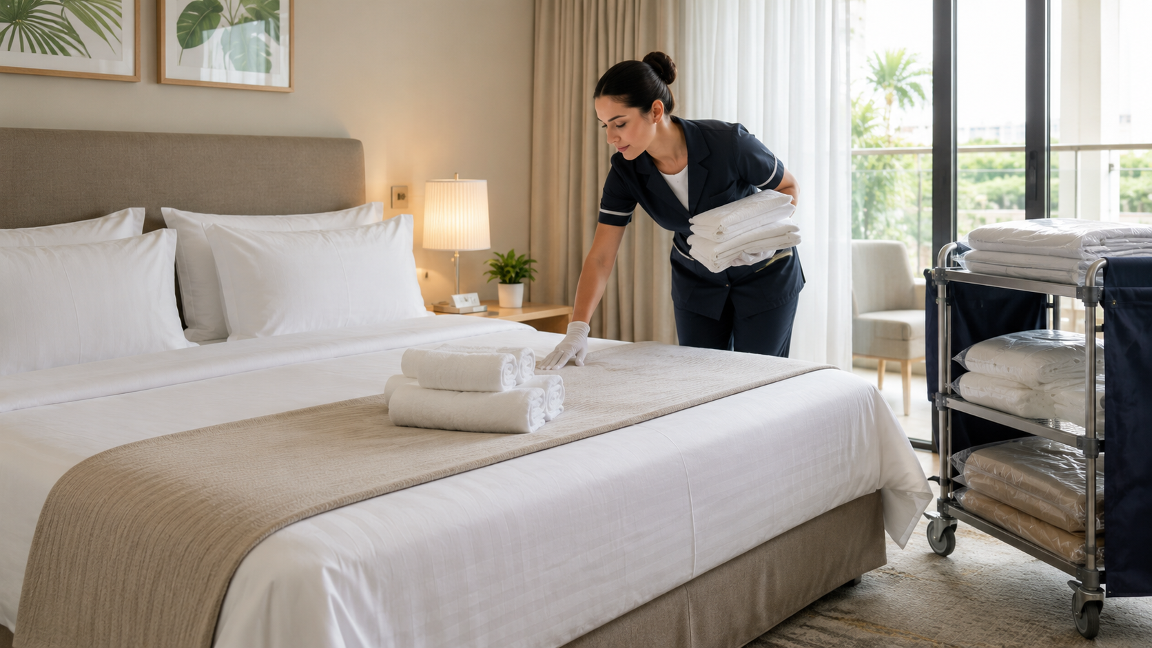Enxovais para Airbnb: como higienizar sem atrasos