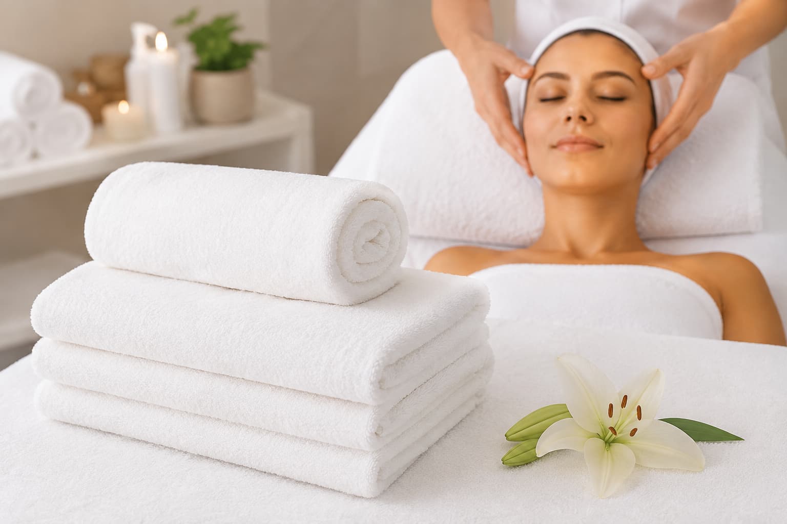 Toalhas para massagem: vale a pena terceirizar?